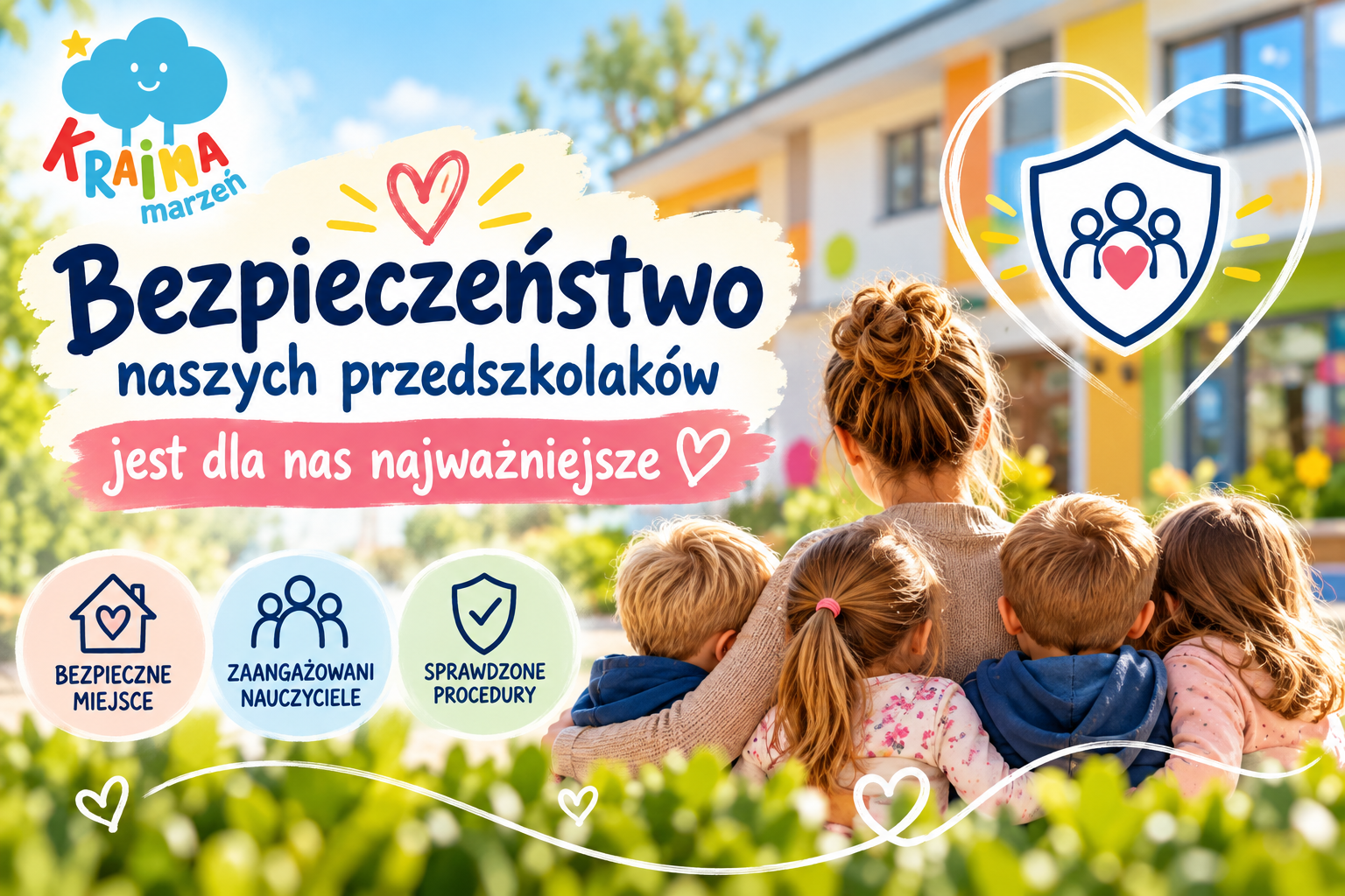 BEZPIECZEŃSTWO NASZYCH PRZEDSZKOLAKÓW JEST DLA NAS NAJWAŻNIEJSZE!!!