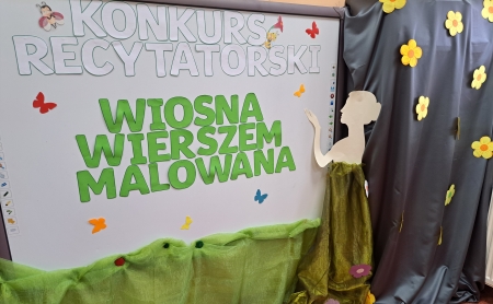 KONKURS RECYTATORSKI ''WIOSNA WIERSZEM MALOWANA''