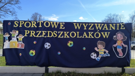 SPORTOWE WYZWANIE PRZEDSZKOLAKÓW