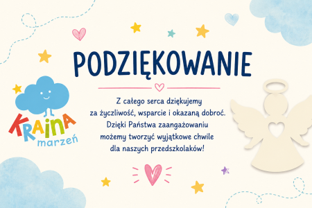 PODZIĘKOWANIE PEŁNE WDZIĘCZNOŚCI
